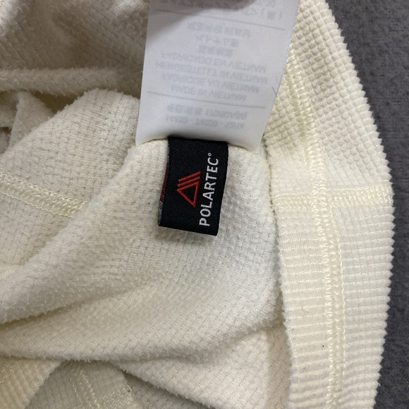 Arcteryx Delta LT Jacket Women Medium Cream Full Zip Polartec Waffle Knit Fleece - Picture 7 of 12